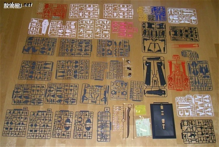 PG 普通版 MBF-02+AQM/E-X01 空装强袭嫣红 + FX-550 空中霸王 - 图片
